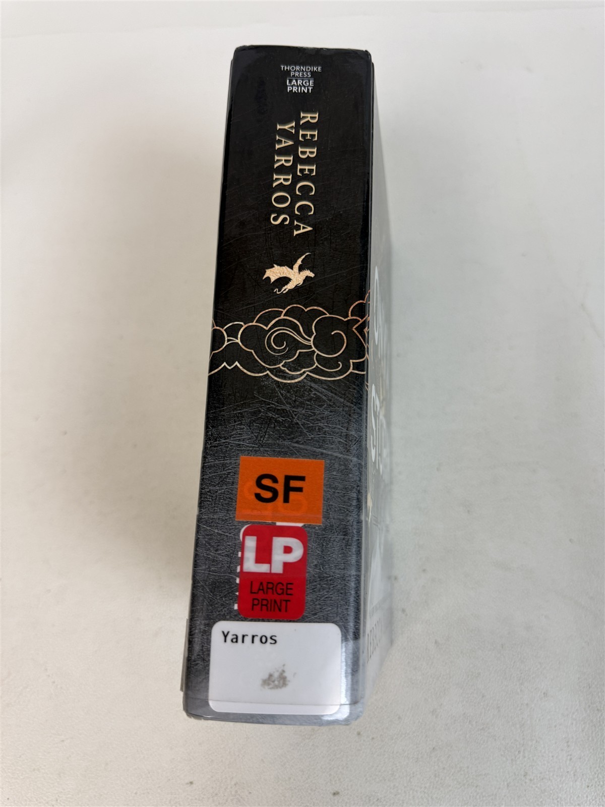 Rebecca Yarros Onyx Storm Large Print Hardcover Ex-Library – Very Good