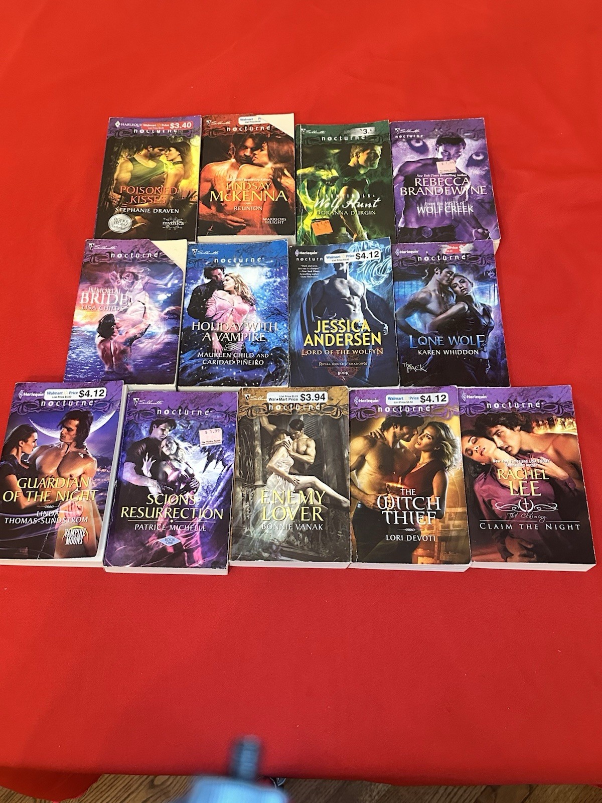 Nocturne Fantasy Romance Novels Lot Of 13 Various Authors