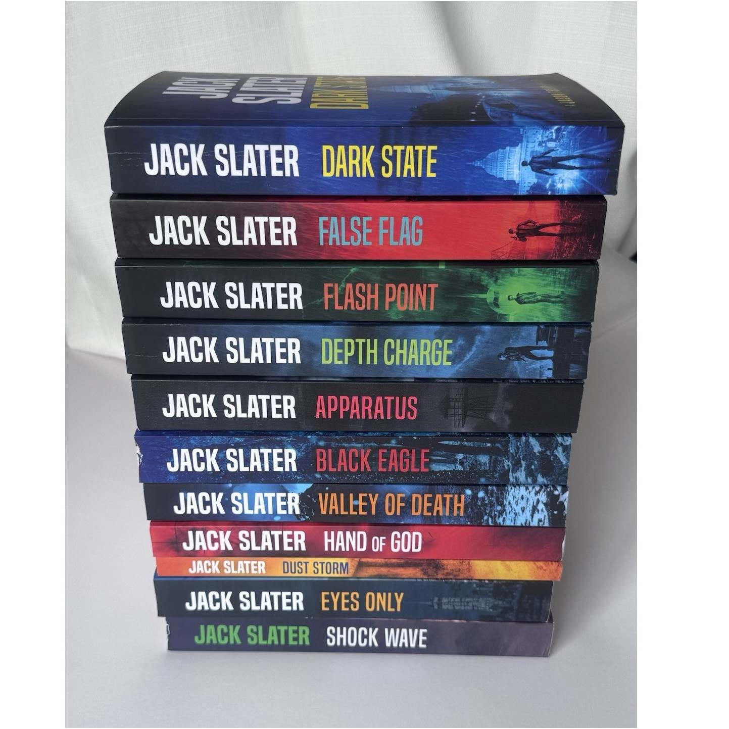 Jason Trapp Lot Books 1-11 Bundle Like New Thriller Set Dark State to Shock Wave