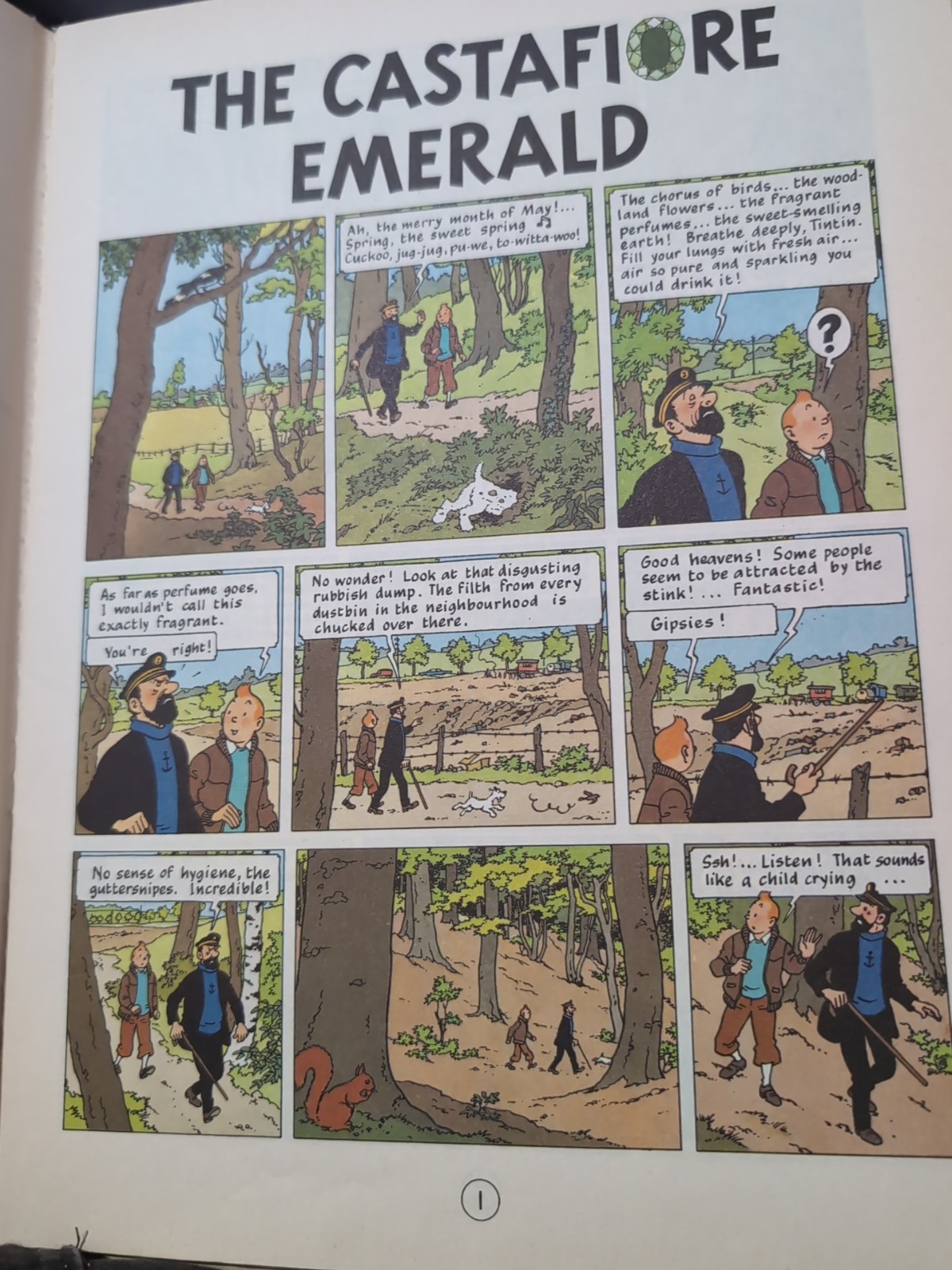 Adventures of Tintin ‘The Castafiore Emerald’ by Herge 1970 Methuen Hardcover