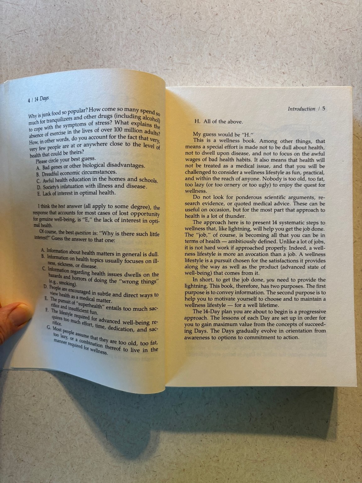 14 Days to a Wellness Lifestyle Donald Ardell 1982 Health Guide Whatever