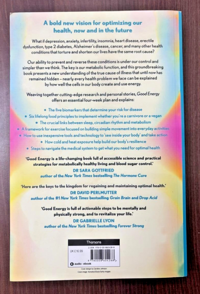 Good Energy by Dr. Casey Means NEW Paperback……..