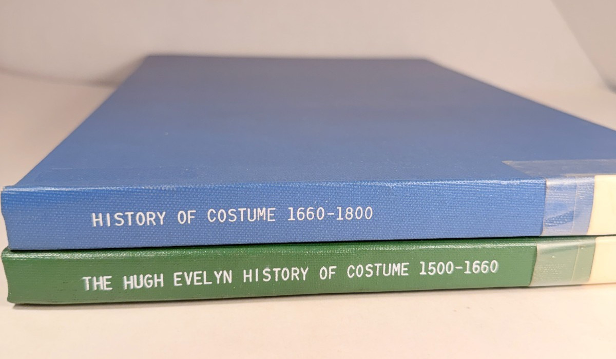 Hugh Evelyn History of Costume 1968 2 Volume Bundle V-2 1660-1800/ V-3 1500-1660