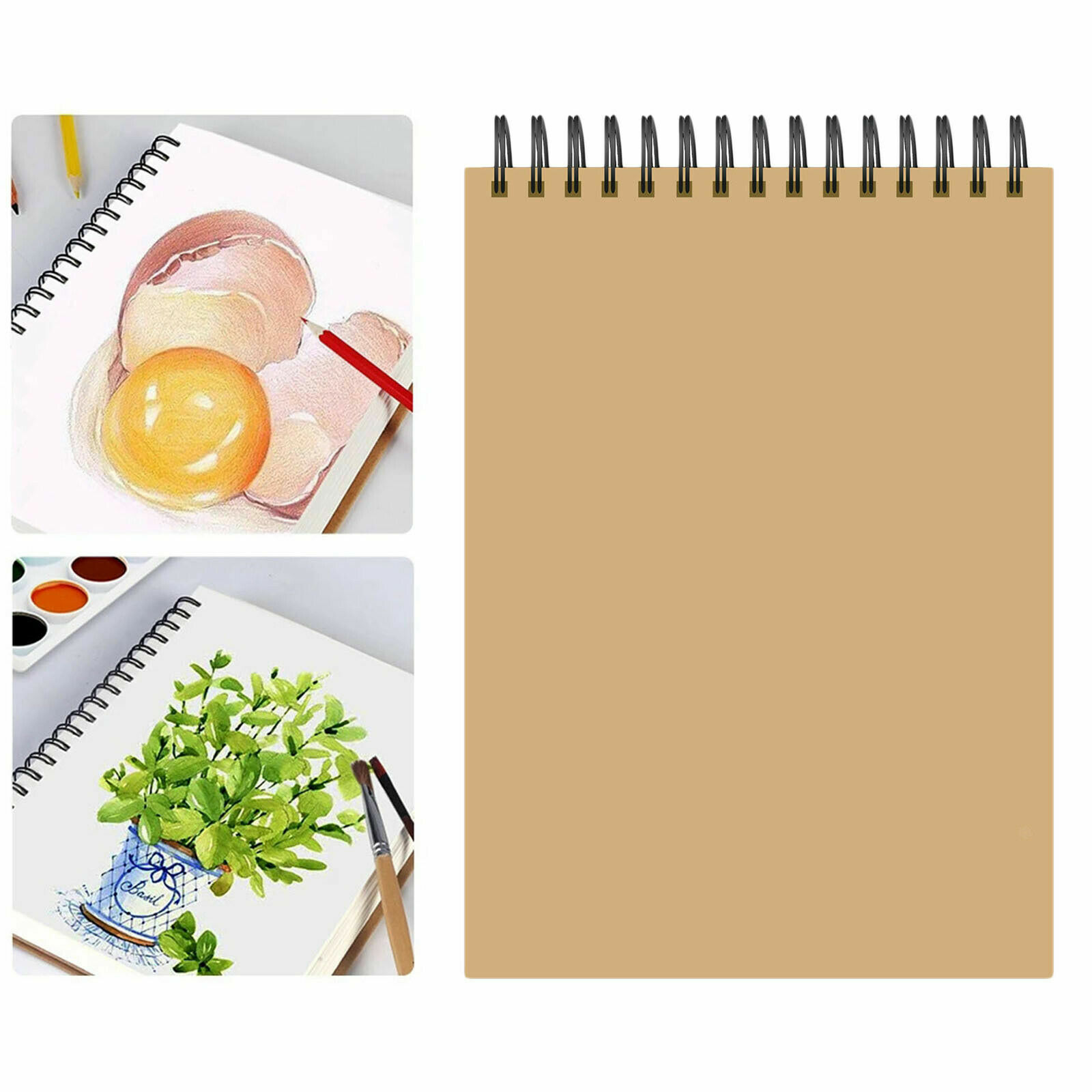 Sketchbooks Spiral top 30 pages (2 Pack) 14.3 x 21cm Hardcover