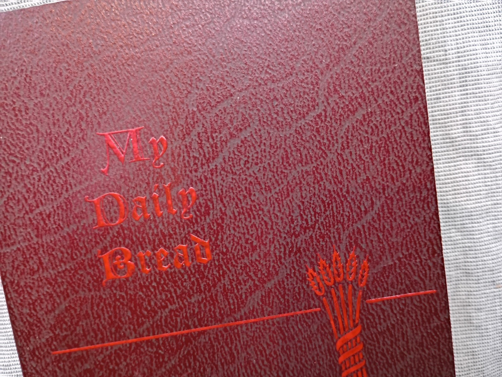 My Daily Bread A Summary of the Spiritual Life Prayer Anthony J. Paone 1954