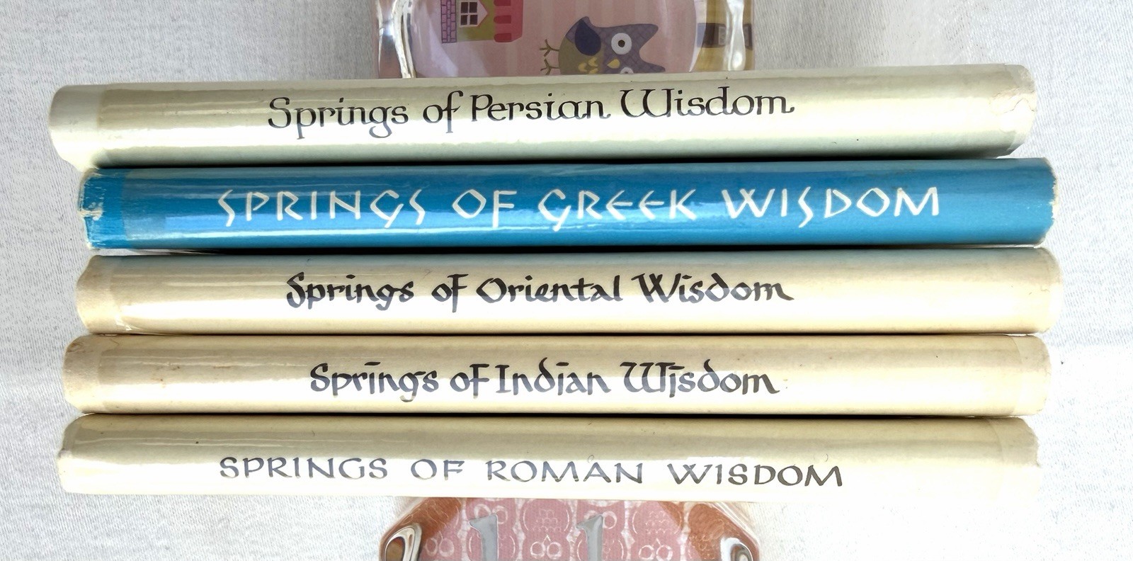 Rare 5 vol Set “Springs of Wisdom” Vintage Series (1960s) Mini Book Near Fine