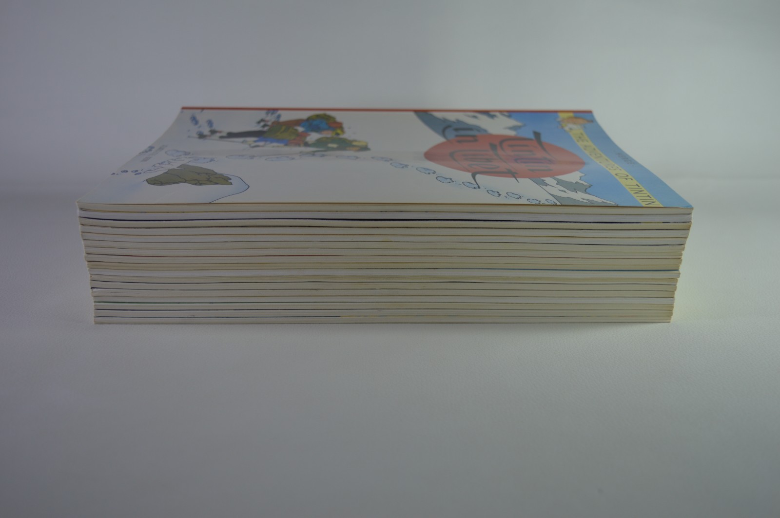 Lot of 17 The Adventures of Tintin by Herge Paperback Books 1970s 80s Vintage