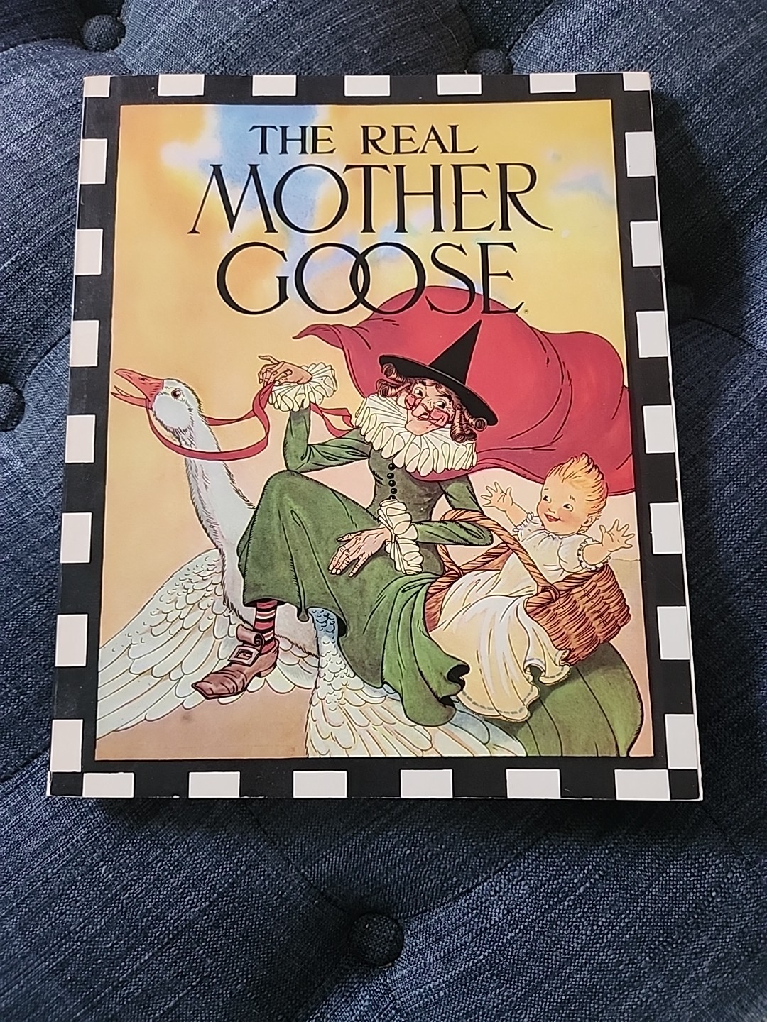 Vintage 1986 The Real Mother Goose Book Of Nursery Rhymes 128 Pages Paperback