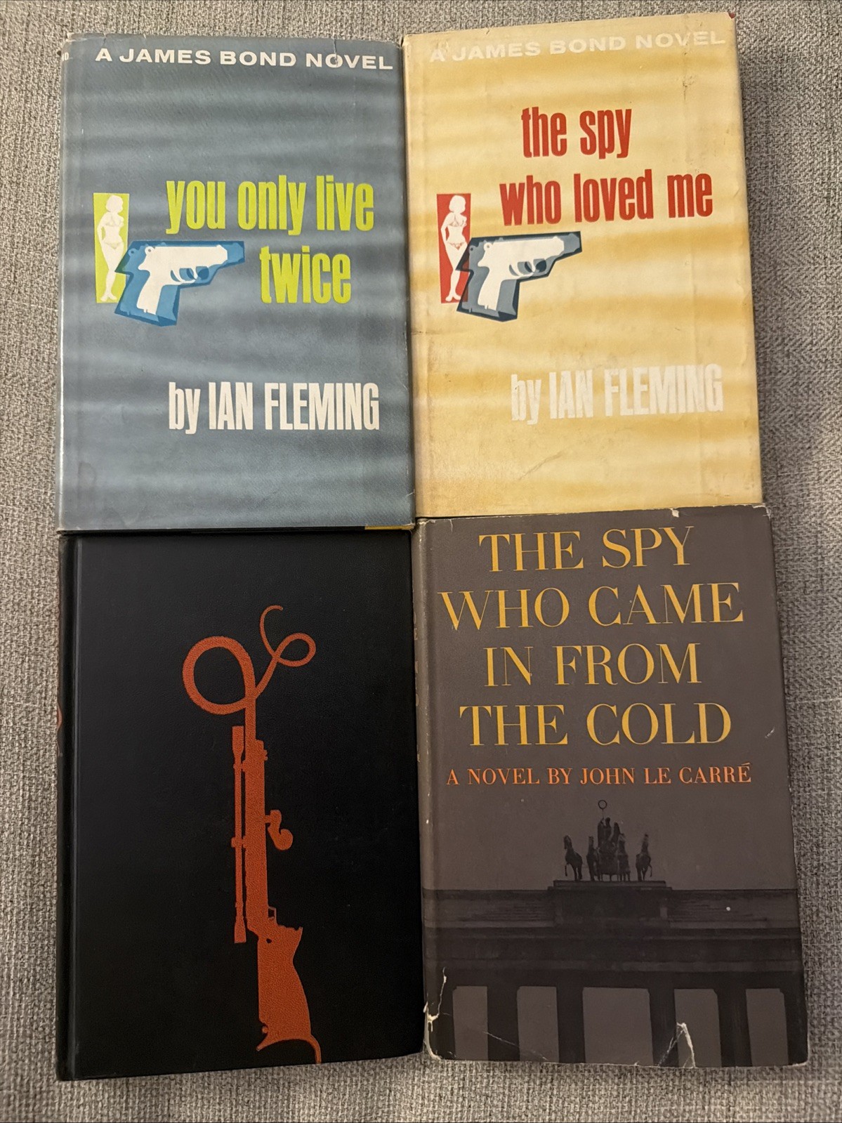 James Bond Book Collection Ian Fleming 1962-1964 Hardcover Original