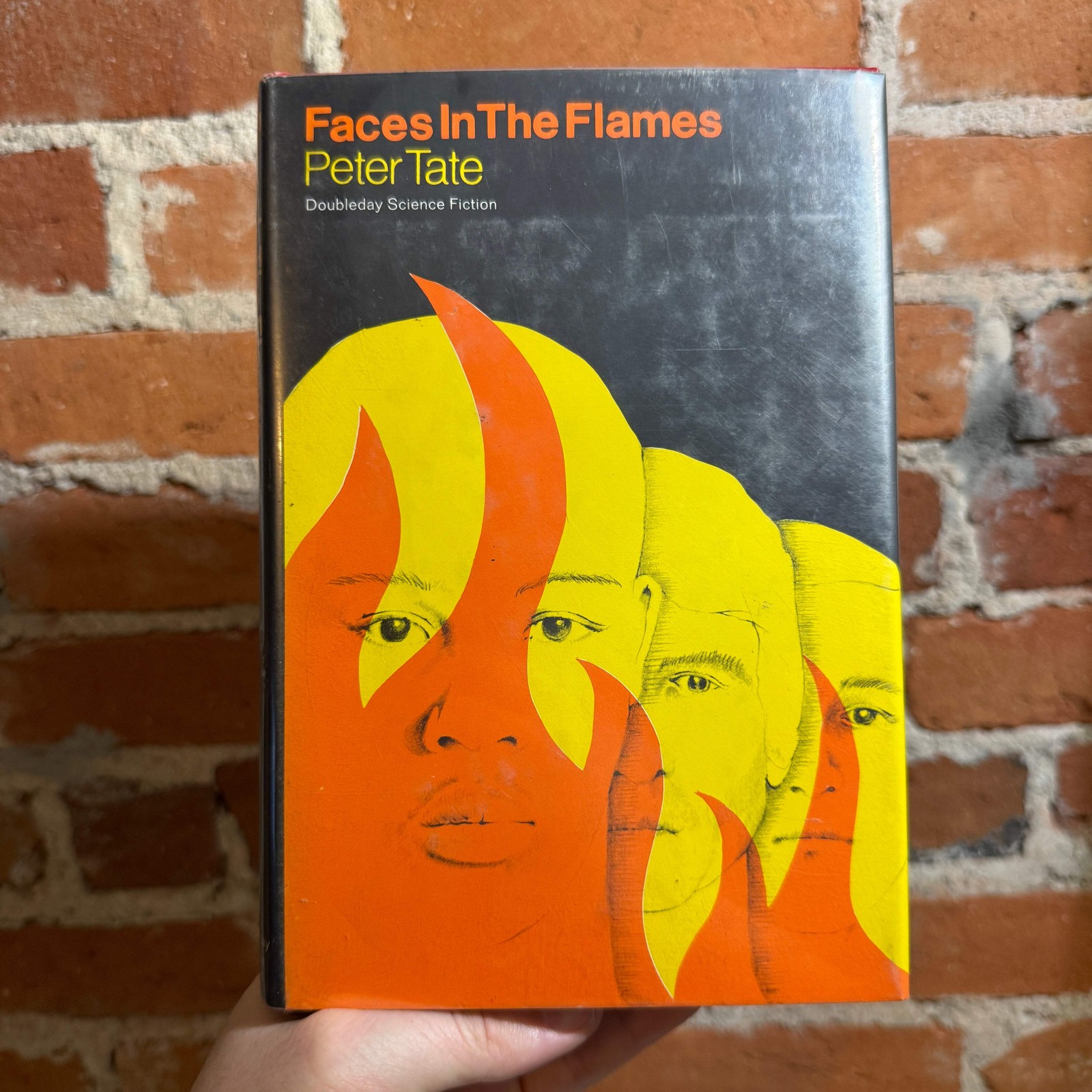 Faces In The Flames – Peter Tate – 1976 1st Doubleday Hardback