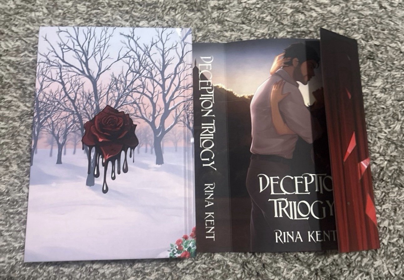 Rina Kent Deception Trilogy Books for days crate