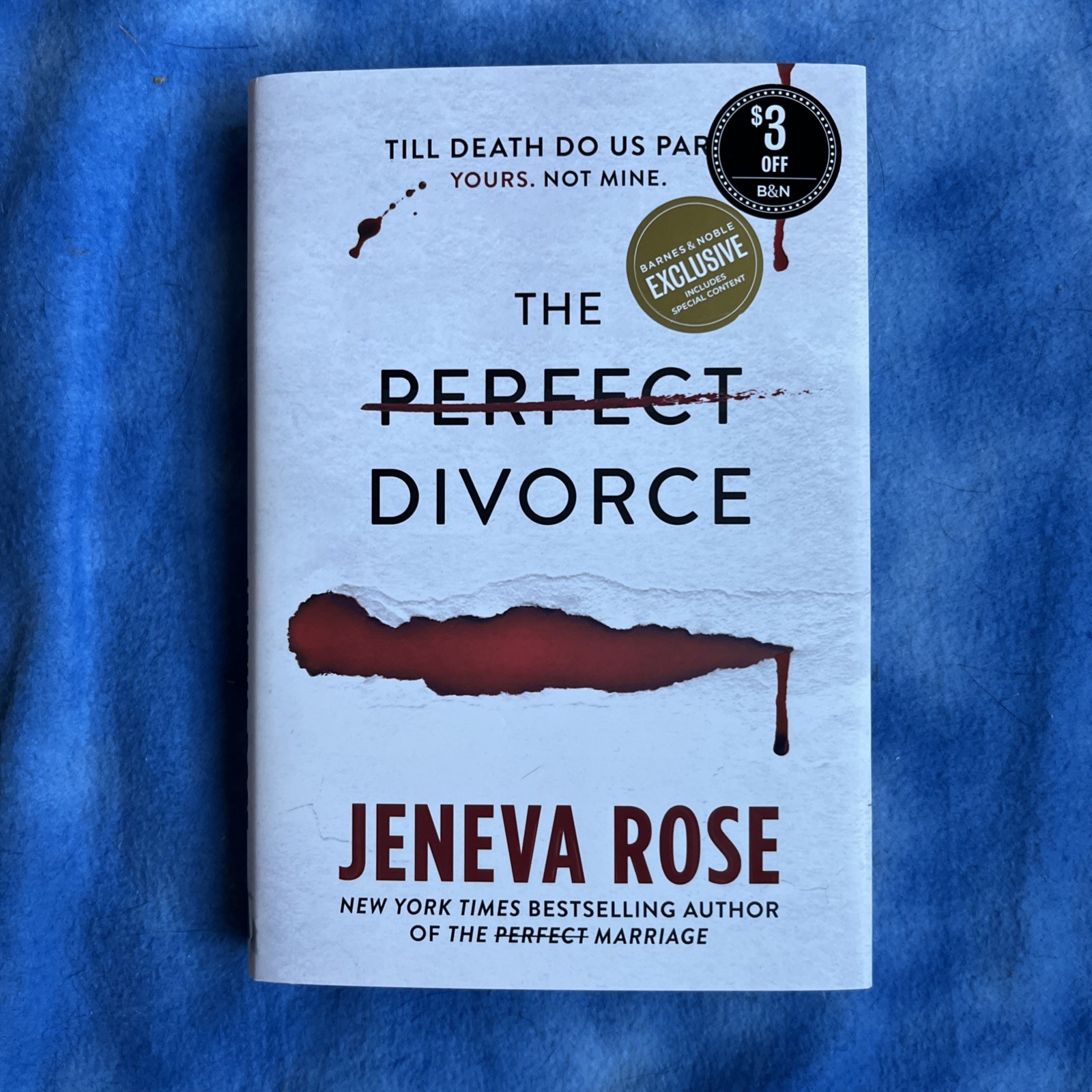 The Perfect Divorce – Jeneva Rose -1st Edition HC Barnes & Noble Exclusive