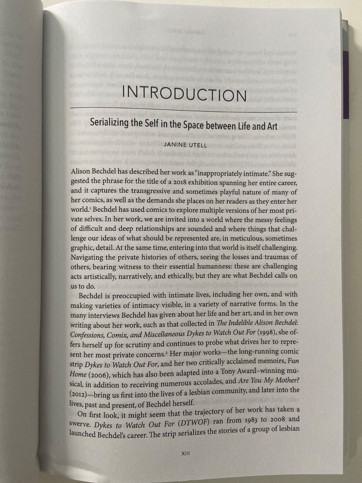 Comics of Alison Bechdel: From the Outside In ~ Hardcover ~ ACCEPTABLE ( Read )