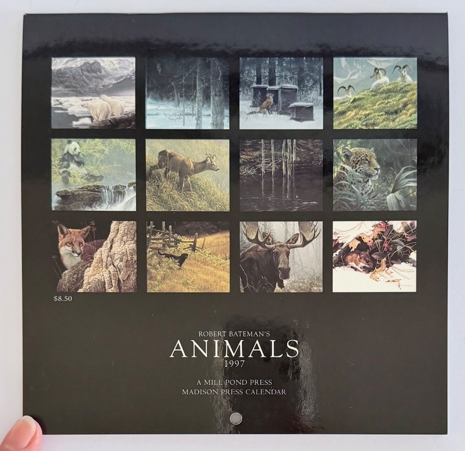 BOOK + artist-signed calendar, The Art of Robert Bateman, hardcover, 180 pages