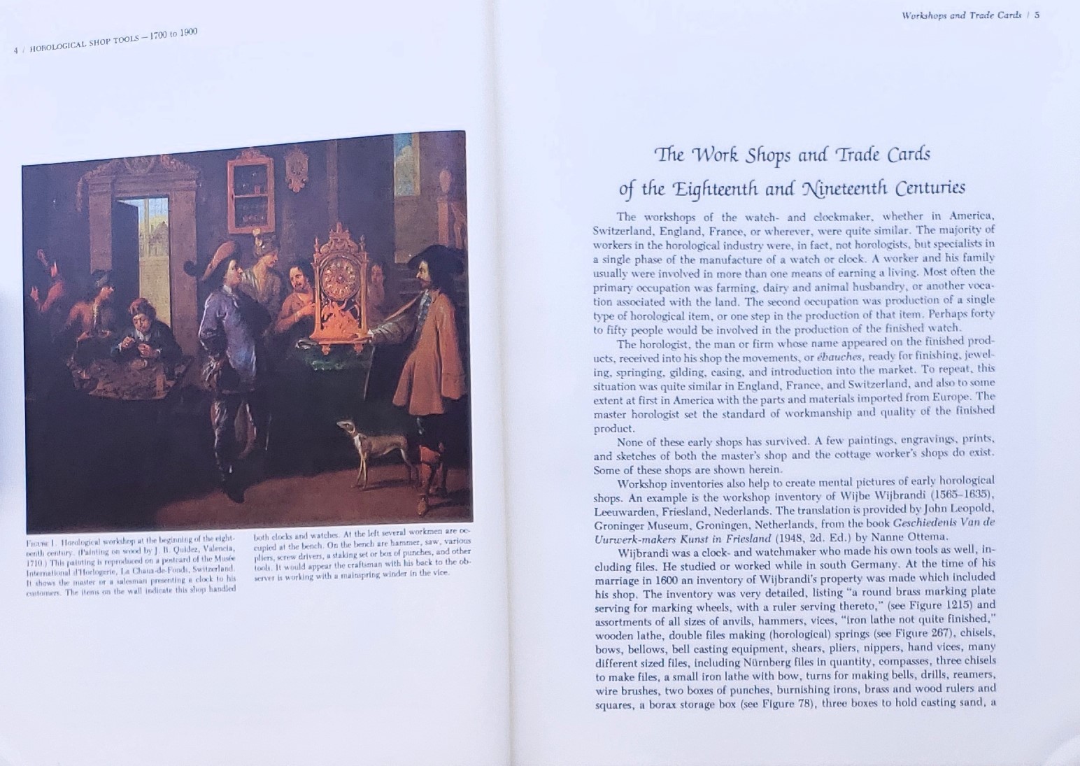 Horological Shop Tools: 1700 to 1900 Signed 1st Edition w/letter and Note 1980