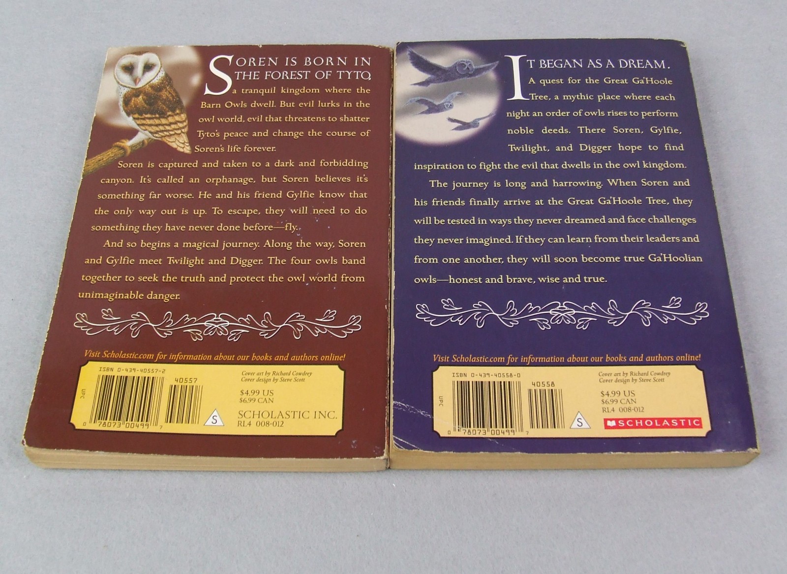 Guardians of Ga’Hoole Books 1-8 in Paperback by Kathryn Lasky