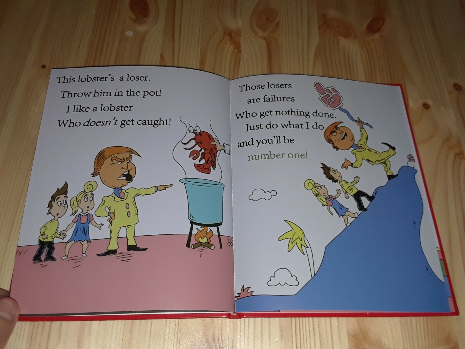 “Hardcover” Winners Aren’t Losers Children’s Book Donald Trump Jimmy Kimmel Maga