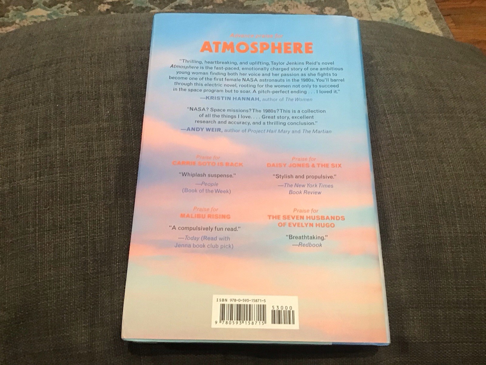 Atmosphere: A GMA Book Club Pick: A Love Story by Taylor Jenkins Reid: Used