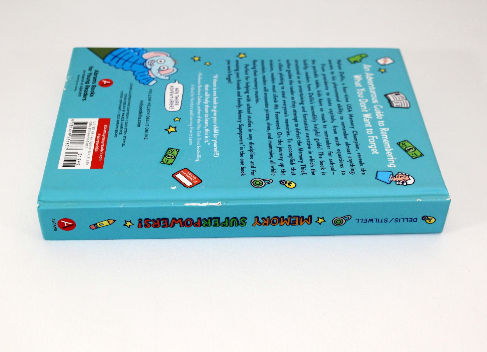 Memory Superpowers Nelson Dellis Adventurous Guide to Remembering Hardcover 2020