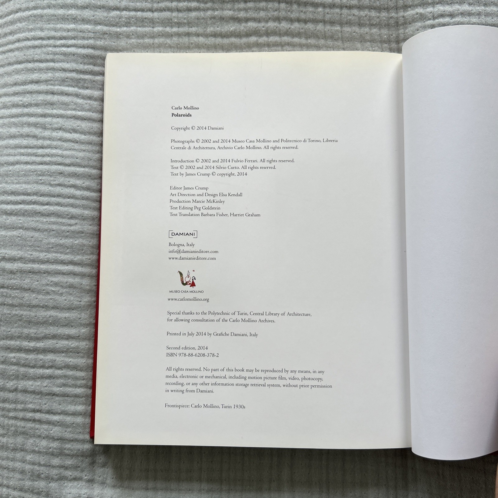 Carlo Mollino “Polaroids” Second Edition (2014, Out of Print)