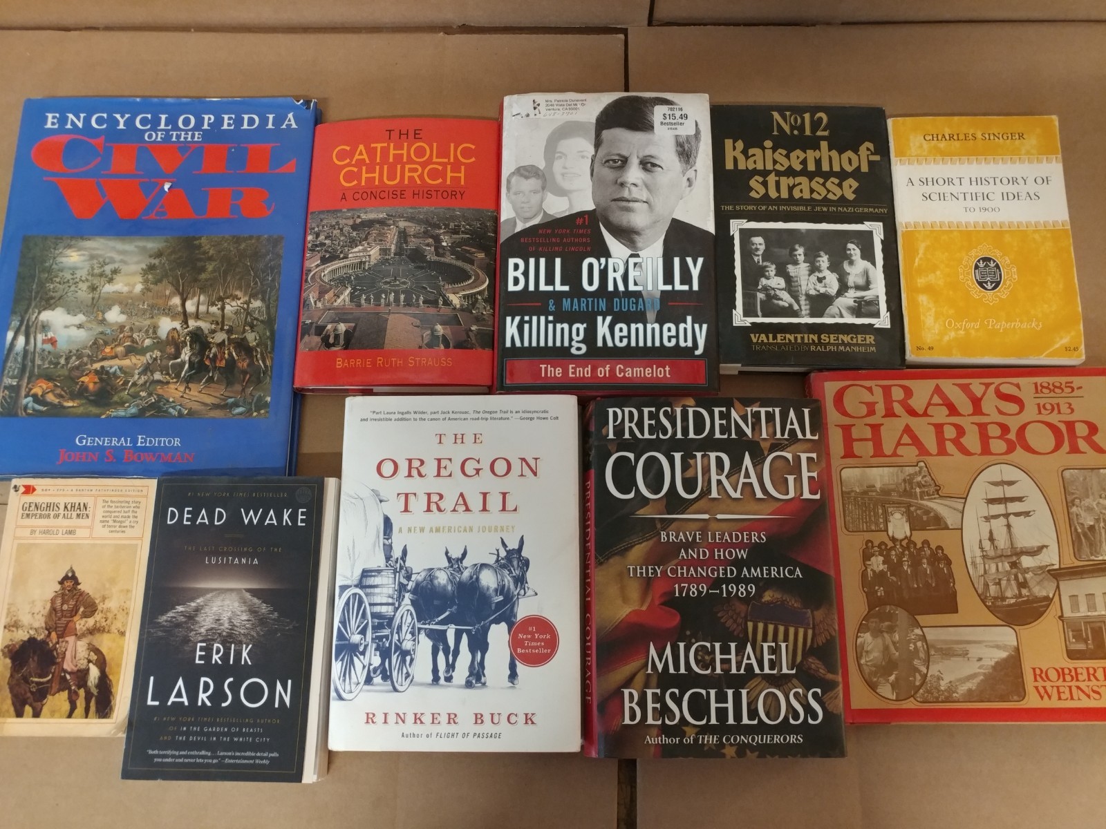 Lot of 5 History US World Europe American Europe Ancient War Book MIX UNSORTED