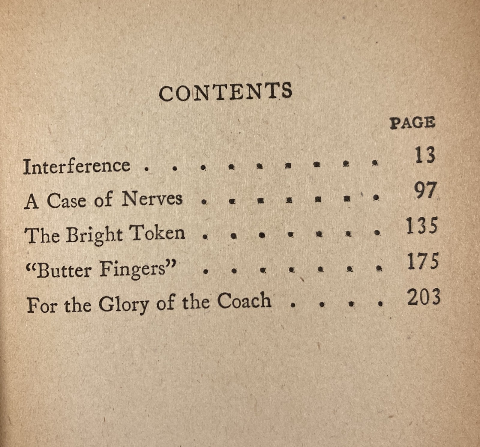 INTERFERENCE. Harold M. Sherman. Vintage 1932 HC/DJ. All American Sports Series.