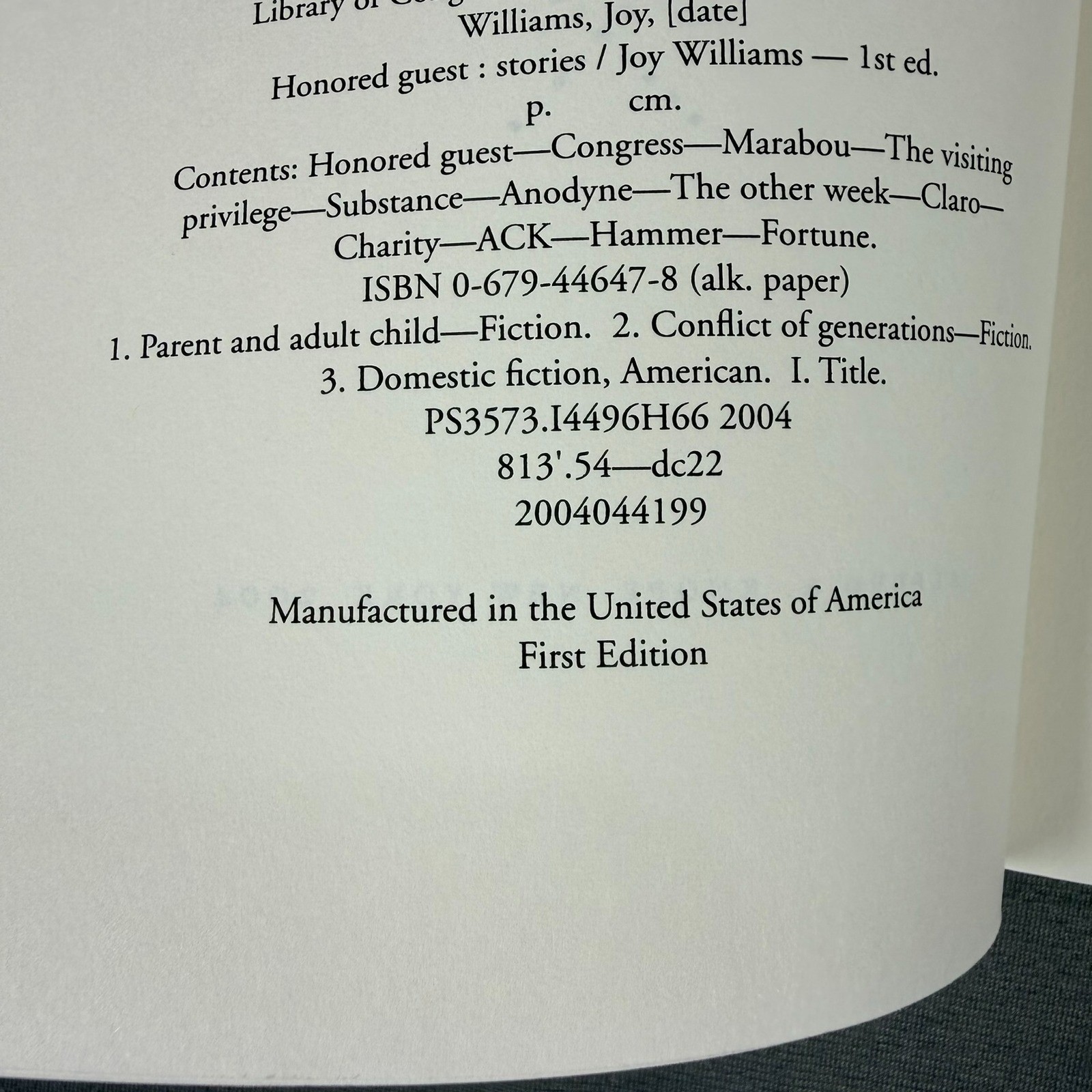 Alfred A. Knopf Honored Guest Books Hardcover Cream 1st Ed Fiction Literature