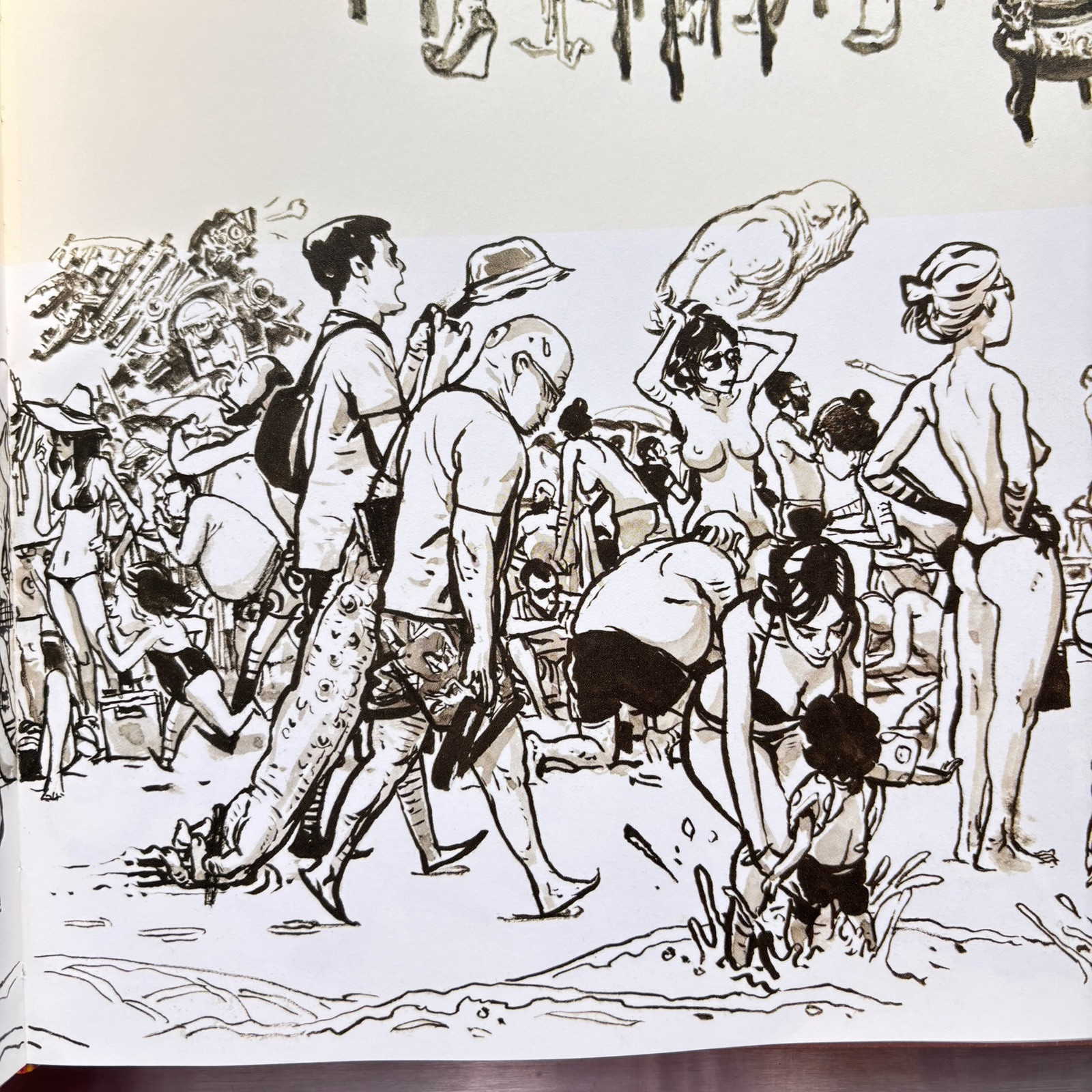 Kim Jung Gi Omphalos 2015 Sketch Book Center Of The World Sealed