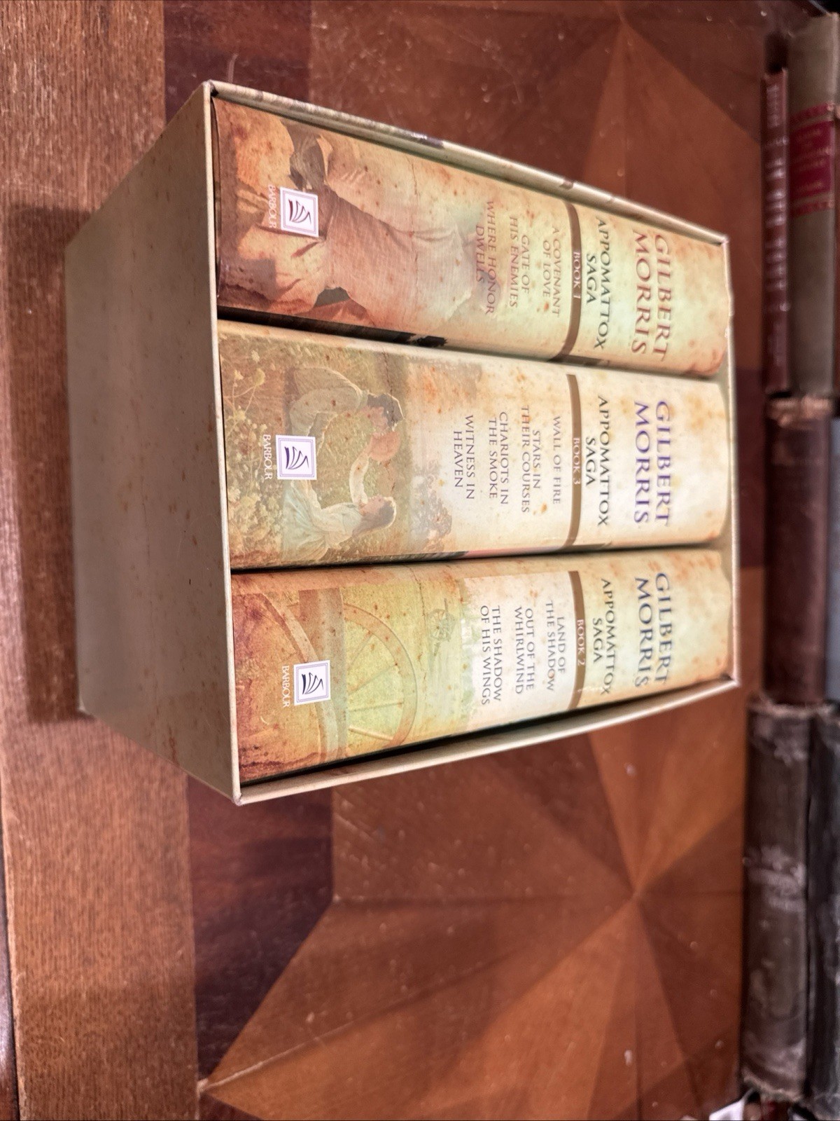 #1-10 In 3 HC Books The Appomattox Saga Gilbert Morris complete Series DJ VTG